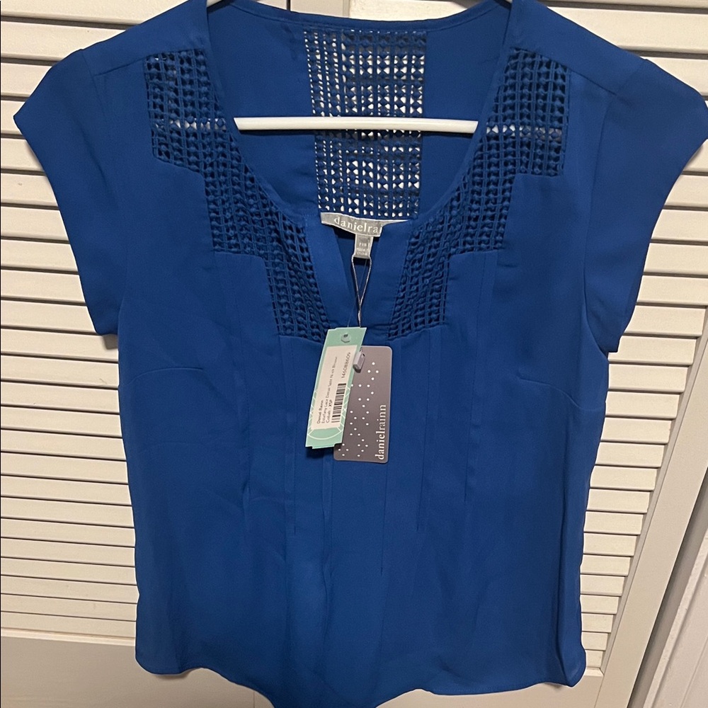 Daniel Rainn Royal Blue Blouse